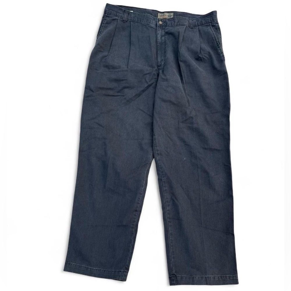 Well Worn Baggy Y2K Men's Dark Blue Khakis